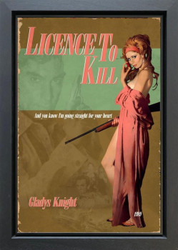 1989 - Licence To Kill - Original - Black Framed