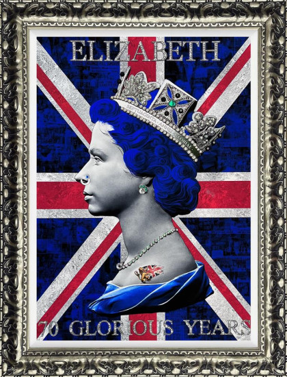 70 Glorious Years - Colour - Framed