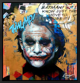 A Bright Idea Batman! - Original - Framed