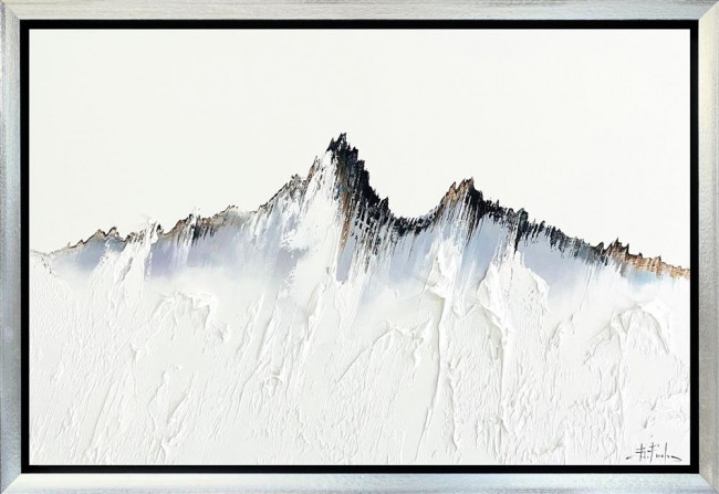 A Kingdom Of White - Original - Framed A Kingdom Of White - Original - Framed