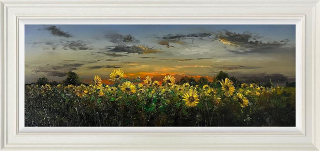 A Quiet Edge Beneath Open Sky - Original - Framed