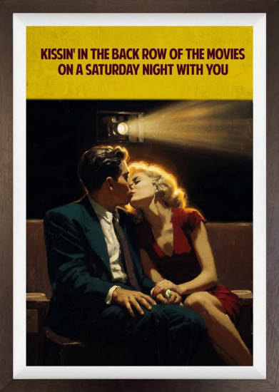 A Saturday Night With You - ReMastered - Original - Framed