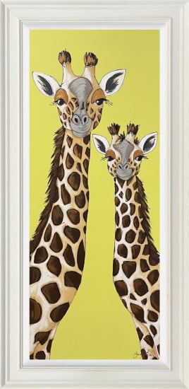 A Tall Duo - Original - Framed A Tall Duo - Original - Framed