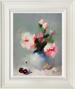 A Whisper Of Pink - Original - Framed
