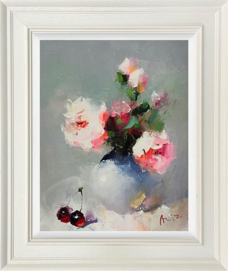 A Whisper Of Pink - Original - Framed A Whisper Of Pink - Original - Framed