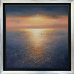 Across Oceans - Original - Framed