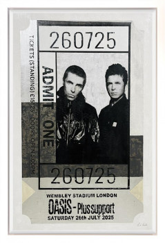 Admit One - 2607 - Original - Framed