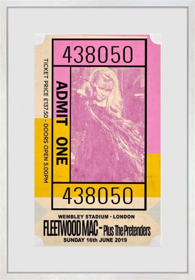 Admit One - Fleetwood Mac - Limited Edition - Framed Admit One - Fleetwood Mac - Limited Edition - Framed