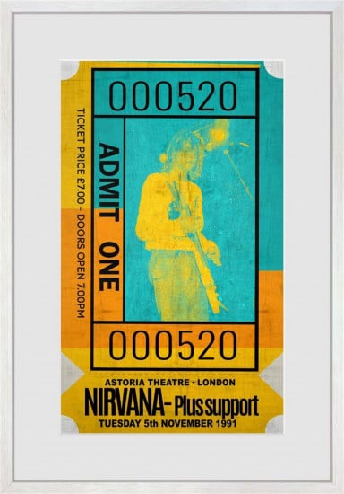 Admit One - Nirvana - Limited Edition - Framed Admit One - Nirvana - Limited Edition - Framed