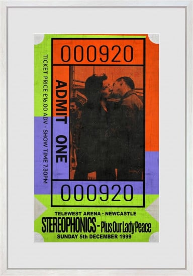 Admit One - Stereophonics - Limited Edition - Framed Admit One - Stereophonics - Limited Edition - Framed