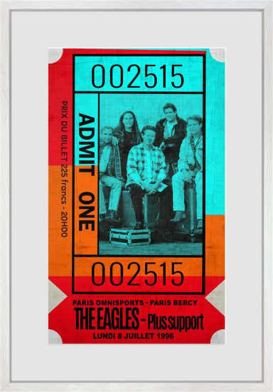 Admit One - The Eagles - Limited Edition - Framed Admit One - The Eagles - Limited Edition - Framed