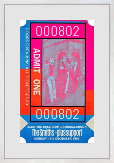 Admit One - The Smiths - Limited Edition - Framed Admit One - The Smiths - Limited Edition - Framed