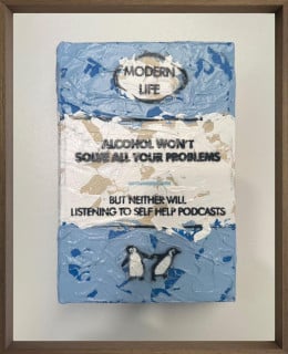 Alcohol Won't - Mini 3D Storybook - Original - Framed Alcohol Won't - Mini 3D Storybook - Original - Framed