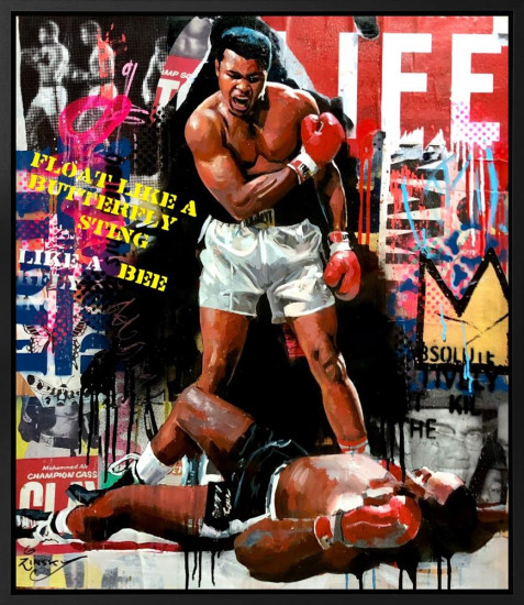 Ali Vs Liston - Original - Framed Ali Vs Liston - Original - Framed