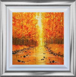 Along The Riverbank - Original - Framed Along The Riverbank - Original - Framed