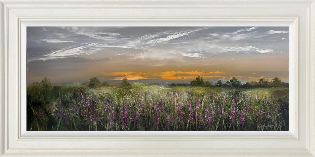 Amber Horizon - Original - Framed Amber Horizon - Original - Framed