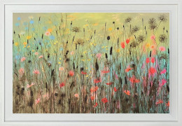 Amongst The Wild Flowers - Original - Framed