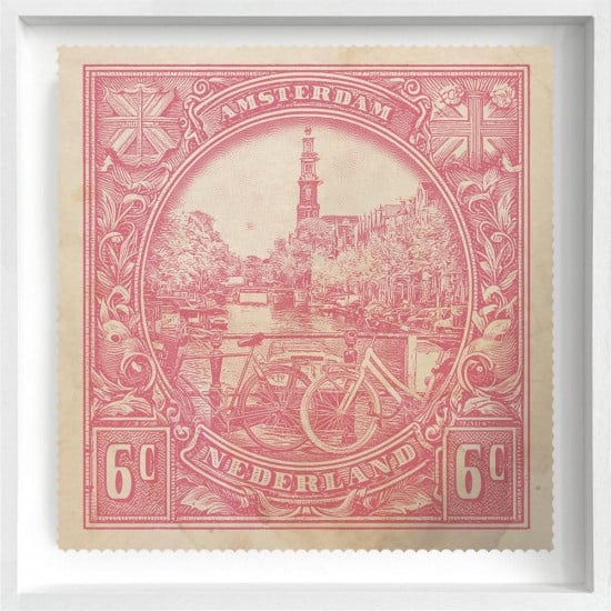 Amsterdam - Limited Edition - White Framed Amsterdam - Limited Edition - White Framed