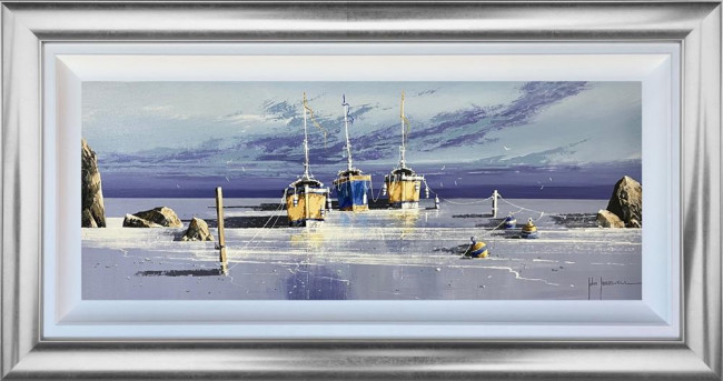Anchored In Silence - Original - Framed
