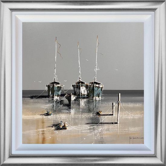 Anchored In Silence - Original - Framed Anchored In Silence - Original - Framed