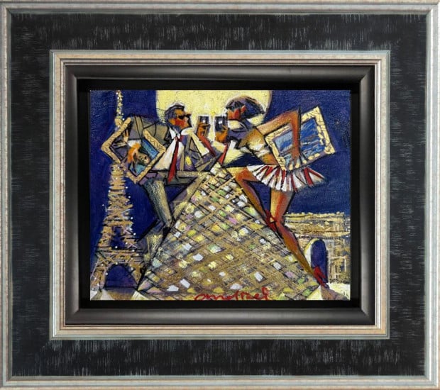 Art Lovers - Original - Framed Art Lovers - Original - Framed