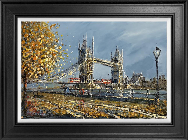 Autumn In the Capital - Original - Framed Autumn In the Capital - Original - Framed