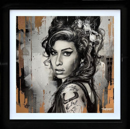 Back To Black - Original - Framed