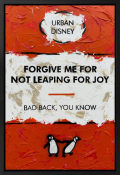 Bad Back, You Know - Original - Framed