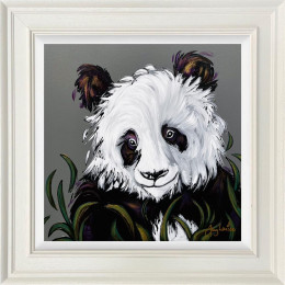 Bamboo Bear - Original - Framed Bamboo Bear - Original - Framed