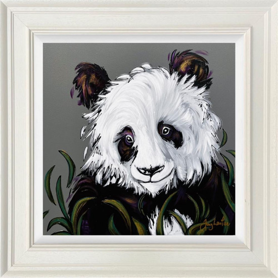Bamboo Bear - Original - Framed Bamboo Bear - Original - Framed