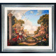 Baroque Gardens With Wise Elephant - Black Framed