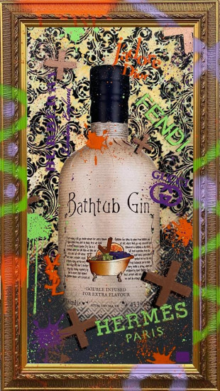 Bathtub Gin - Original - Framed