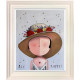 Bee Happy - Original - Cream Framed