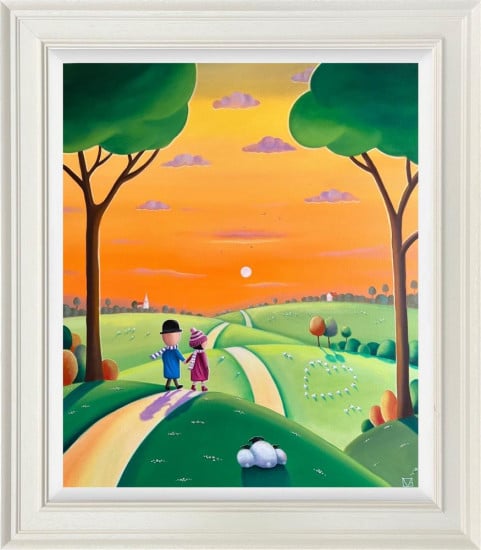 Beneath The Tree That Love Has Planted - Original - Framed Beneath The Tree That Love Has Planted - Original - Framed