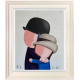Big Love (Embrace) - Original - Cream Framed