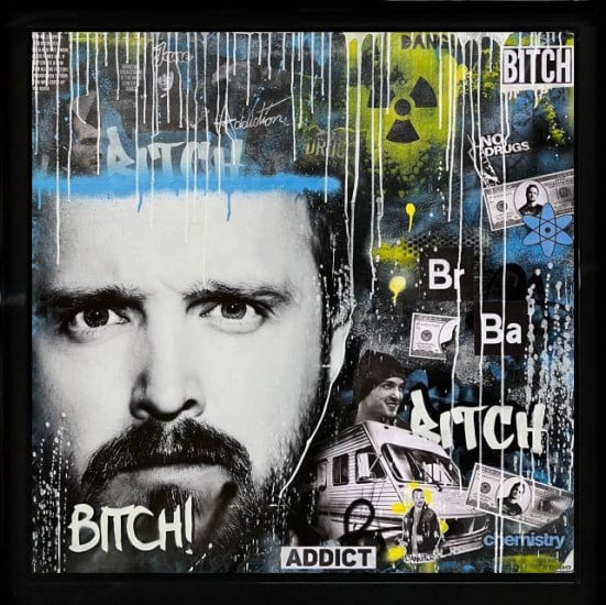 Bitch - Original - Framed Bitch - Original - Framed