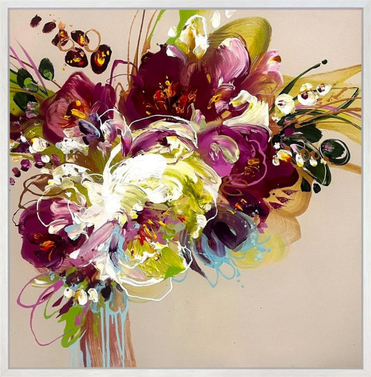Bloom Symphony - Original - Framed Bloom Symphony - Original - Framed