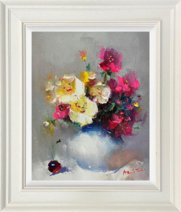 Blossoms In The Mist - Original - Framed