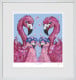 Blushing Bubbles - Paper Limited Edition - Framed
