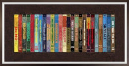 Bond Through The Years - ReBooked - Original - Framed Bond Through The Years - ReBooked - Original - Framed