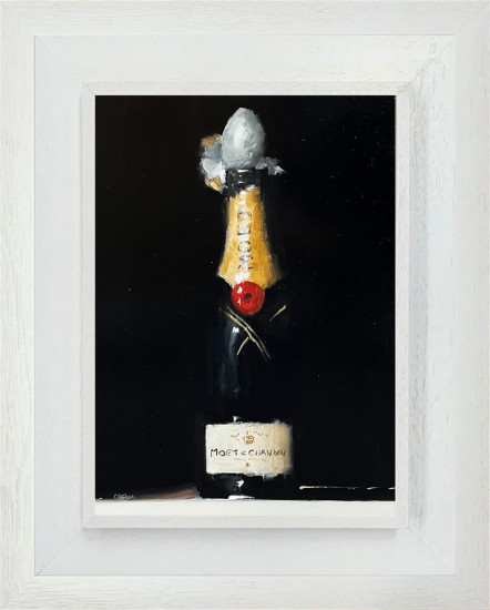 Bottle Of Moet - Original - Framed Bottle Of Moet - Original - Framed