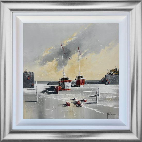 Breaking Clouds Over The Wall - Original - Framed Breaking Clouds Over The Wall - Original - Framed