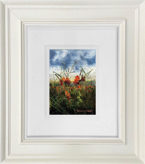 Breeze Over Blooms - Original - Framed Breeze Over Blooms - Original - Framed