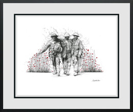 Brotherhood  - Standard - Black Framed
