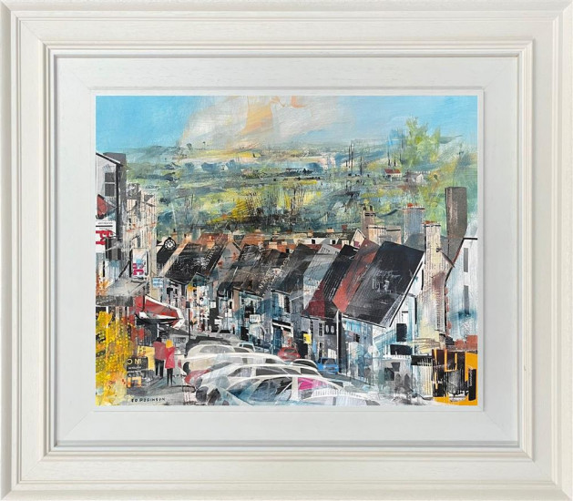 Burford High Street - Original - Framed