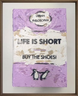 Buy The Shoes! - 3D Storybook - Original - Framed Buy The Shoes! - 3D Storybook - Original - Framed