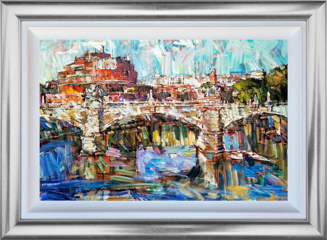 Castel Sant'Angelo - Original - Framed Castel Sant'Angelo - Original - Framed