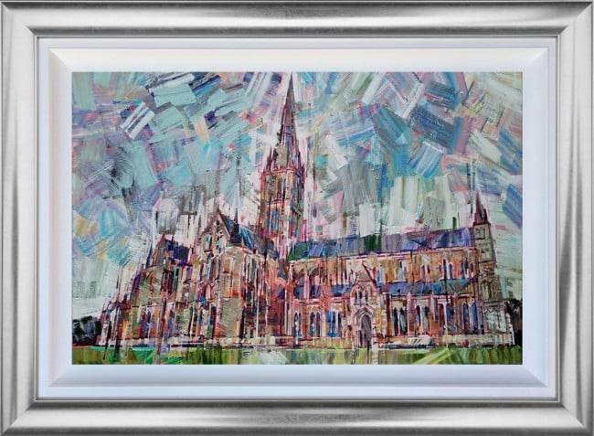 Cathedral Heights - Original - Framed Cathedral Heights - Original - Framed