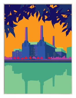 Cathedral Of Power - Canvas Deluxe - White Framed