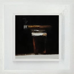 Cigar And Beer - Original - Framed
